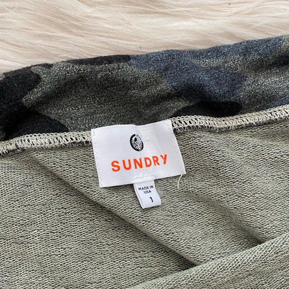 Sundry Camo Jersey Skirt - Picture 9 of 10